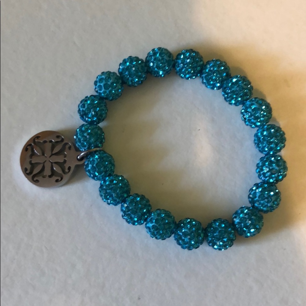 Blue Rustic Cuff Bracelet